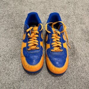 Nike Air Force 1 Low Men's Shoes‎ Royal Blue Orange DV3892 900 Size 7.5